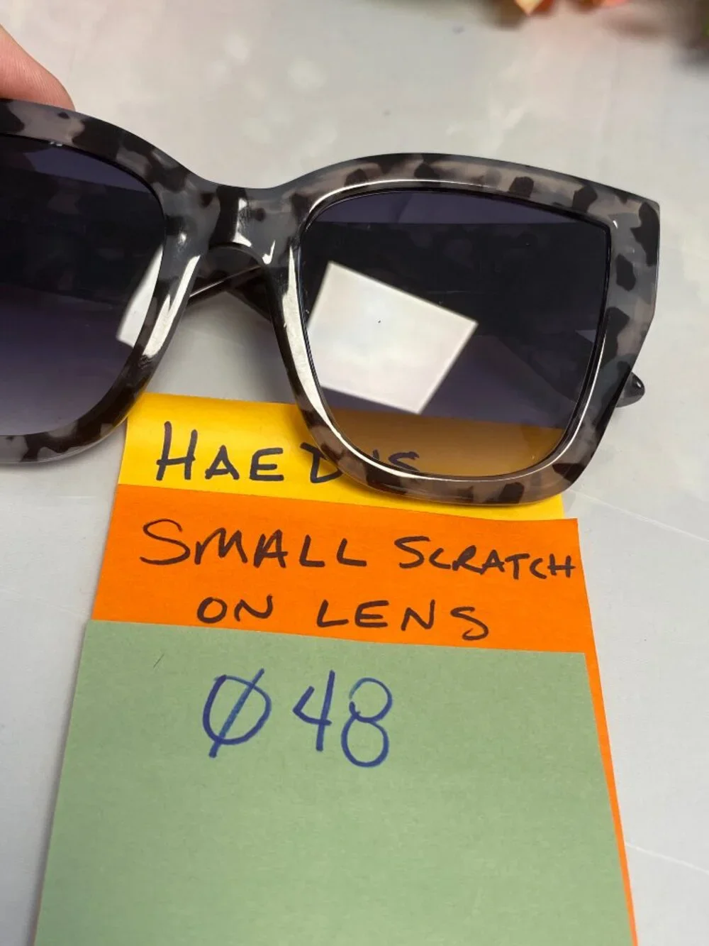 Aire sunglasses imperfect